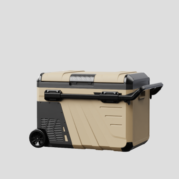 Evolar Elektrische Compressor Koelbox - 35L - 12V/230V - Inclusief Accu - Met Wielen & Hendel - Khaki