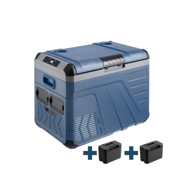 Evolar Elektrische Compressor Koelbox - 35L - 12V/230V - Inclusief 2 Accu's - Donker Blauw