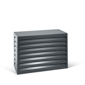 Evolar Airco Omkasting Donker Antraciet XS