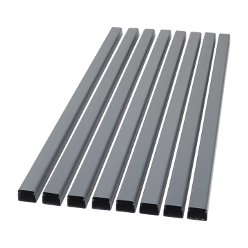 Evolar Airco leidinggoot Donker Antraciet -90 x 65 MM - Lengte 2 Meter - Doos 8 stuks