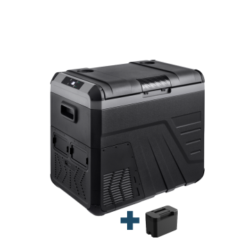 Evolar Elektrische Compressor Koelbox - 45L - 12V/230V - Inclusief Accu - Zwart