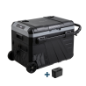 Evolar Elektrische Compressor Koelbox - 35L - 12V/230V - Inclusief Accu - Met Wielen & Hendel - Zwart