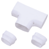 Evolar Airco T-stuk - Wit - 75 x 63 MM