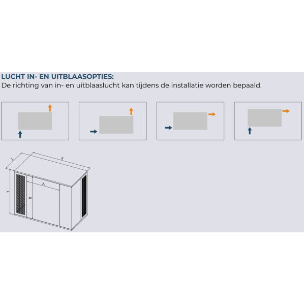 Evolar Geluidreducerende Warmtepomp omkasting Wit Large Silent-Splus -19dB