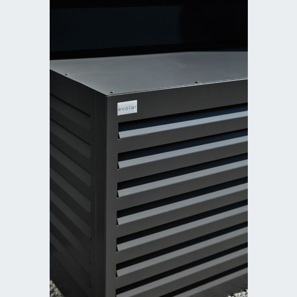 Evolar Bottom Panel voor Airco Omkasting Donker Antraciet XS