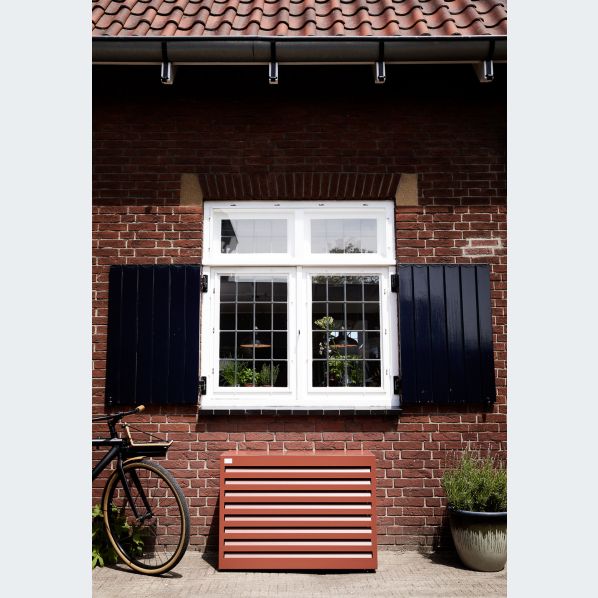 Evolar Bottom Panel voor Airco Omkasting Steenrood Large