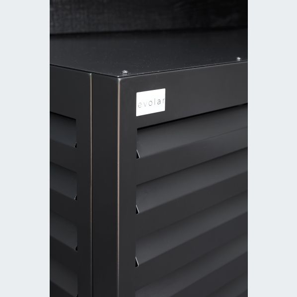 Evolar Bottom Panel voor Airco Omkasting Zwart Small