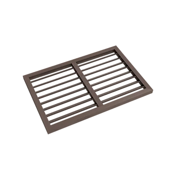 Evolar Achterplaat voor Airco Omkasting Walnut Grey XS