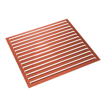 Evolar Achterplaat voor Airco Omkasting Steenrood Large