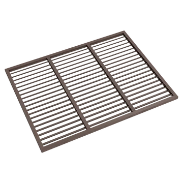 Evolar Achterplaat voor Airco Omkasting Walnut Grey XL