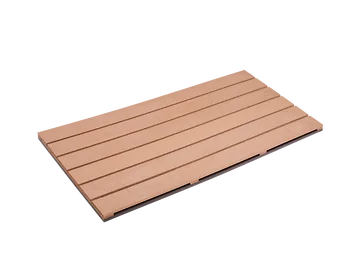  Evolar Bottom Panel voor Airco Omkasting Tropical Teak WPC XS