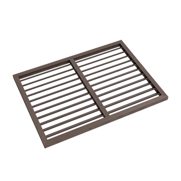 Evolar WPC Achterplaat voor Airco Omkasting Walnut Grey Medium