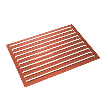 Evolar Achterplaat voor Airco Omkasting Steenrood Medium