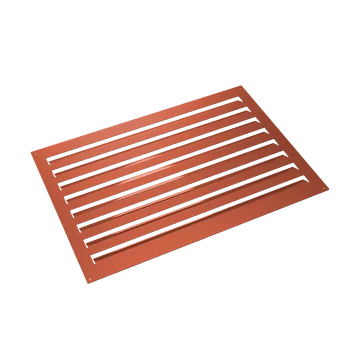 Evolar Achterplaat voor Airco Omkasting Steenrood Small