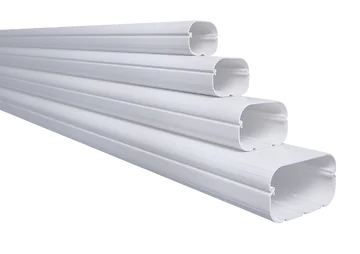 Evolar Airco Leidinggoot Wit - 75x63MM - lengte 1 Meter